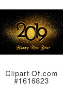 New Year Clipart #1616823 by KJ Pargeter