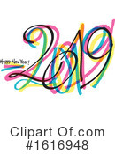 New Year Clipart #1616948 by NL shop