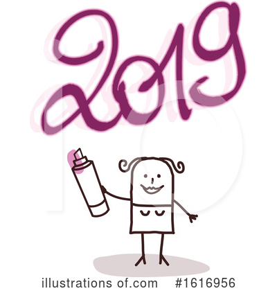 Royalty-Free (RF) New Year Clipart Illustration by NL shop - Stock Sample #1616956
