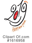New Year Clipart #1616958 by NL shop