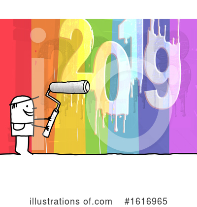 Royalty-Free (RF) New Year Clipart Illustration by NL shop - Stock Sample #1616965
