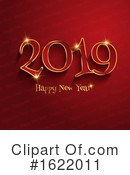 New Year Clipart #1622011 by KJ Pargeter