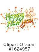 New Year Clipart #1624957 by Zooco