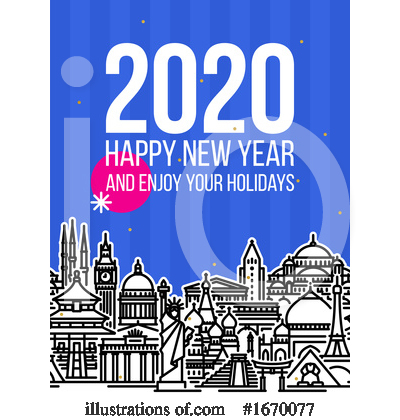 Royalty-Free (RF) New Year Clipart Illustration by elena - Stock Sample #1670077
