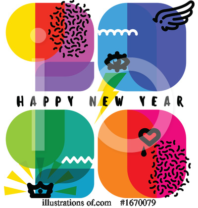 Royalty-Free (RF) New Year Clipart Illustration by elena - Stock Sample #1670079