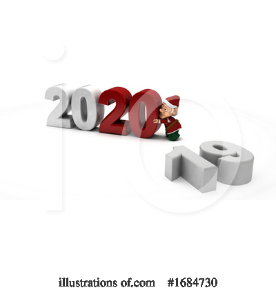 Royalty-Free (RF) New Year Clipart Illustration by KJ Pargeter - Stock Sample #1684730