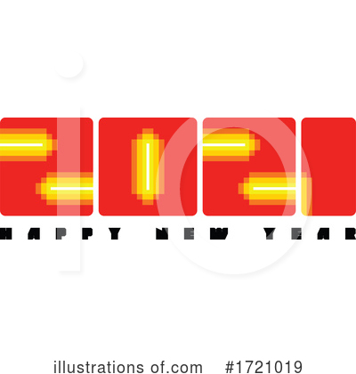 Royalty-Free (RF) New Year Clipart Illustration by elena - Stock Sample #1721019