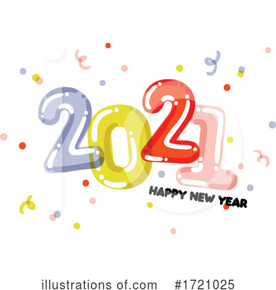 Royalty-Free (RF) New Year Clipart Illustration by elena - Stock Sample #1721025