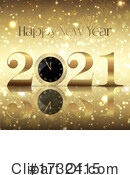 New Year Clipart #1732415 by KJ Pargeter