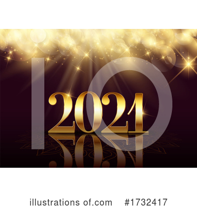 Royalty-Free (RF) New Year Clipart Illustration by KJ Pargeter - Stock Sample #1732417