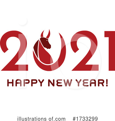 Royalty-Free (RF) New Year Clipart Illustration by Hit Toon - Stock Sample #1733299