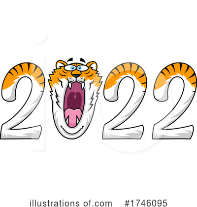 Royalty-Free (RF) New Year Clipart Illustration by Hit Toon - Stock Sample #1746095