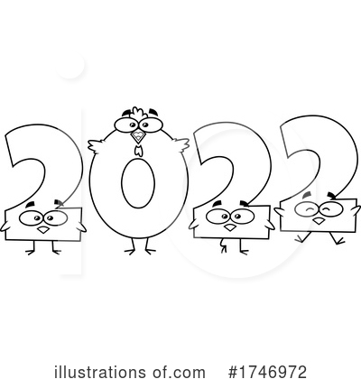 Royalty-Free (RF) New Year Clipart Illustration by Hit Toon - Stock Sample #1746972