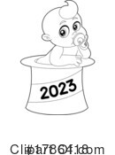 New Year Clipart #1786418 by Hit Toon