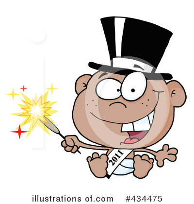 New Year Clipart #434475 by Hit Toon