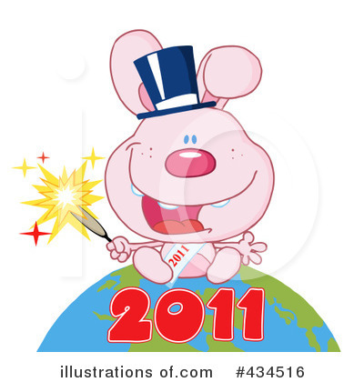 New Year Clipart #434516 by Hit Toon