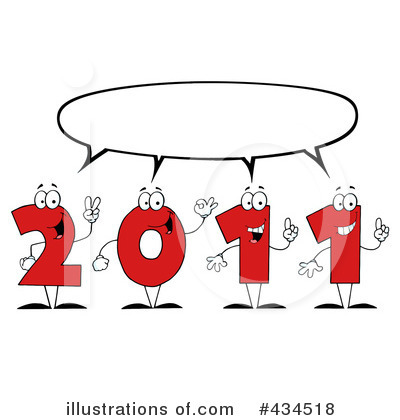New Year Clipart #434518 by Hit Toon
