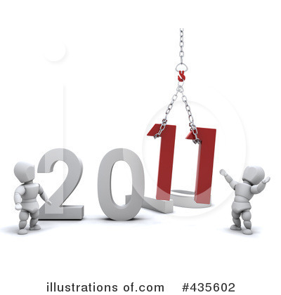Royalty-Free (RF) New Year Clipart Illustration by KJ Pargeter - Stock Sample #435602