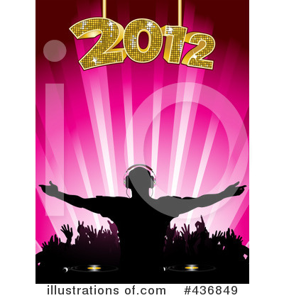 Royalty-Free (RF) New Year Clipart Illustration by elaineitalia - Stock Sample #436849