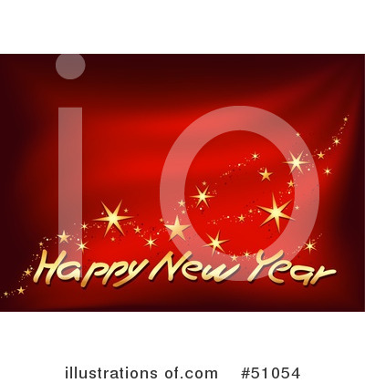 Royalty-Free (RF) New Year Clipart Illustration by dero - Stock Sample #51054