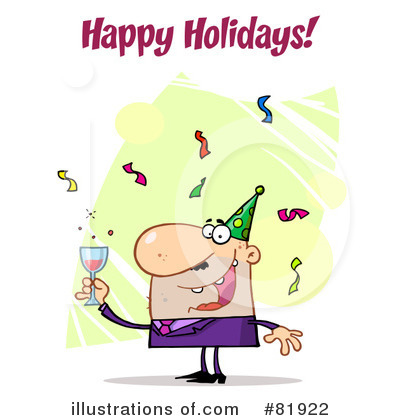 Royalty-Free (RF) New Year Clipart Illustration by Hit Toon - Stock Sample #81922