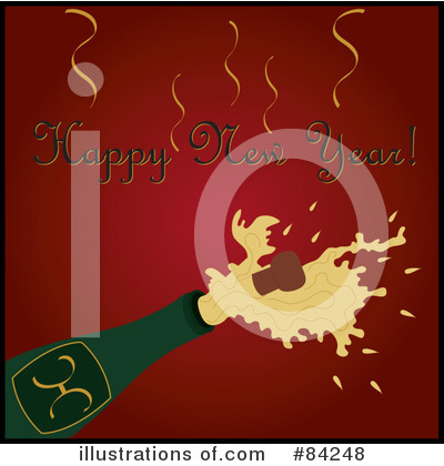 Royalty-Free (RF) New Year Clipart Illustration by Pams Clipart - Stock Sample #84248