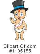 New Years Baby Clipart #1105155 by Cartoon Solutions