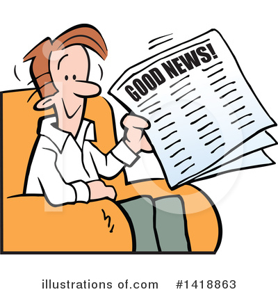 Royalty-Free (RF) News Clipart Illustration by Johnny Sajem - Stock Sample #1418863
