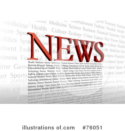 Royalty-Free (RF) News Clipart Illustration by Tonis Pan - Stock Sample #76051