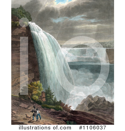 Royalty-Free (RF) Niagara Falls Clipart Illustration by JVPD - Stock Sample #1106037