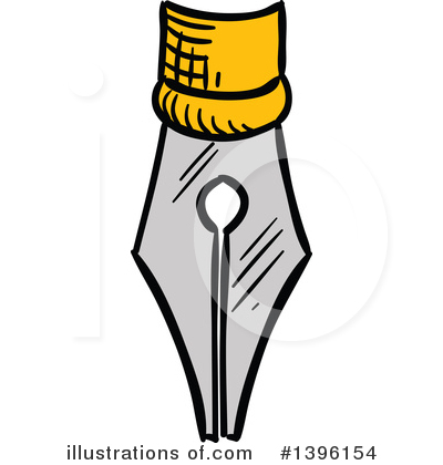 Royalty-Free (RF) Nib Clipart Illustration by Vector Tradition SM - Stock Sample #1396154