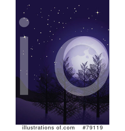 Royalty-Free (RF) Night Clipart Illustration by elaineitalia - Stock Sample #79119