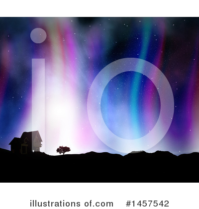 Royalty-Free (RF) Night Sky Clipart Illustration by KJ Pargeter - Stock Sample #1457542