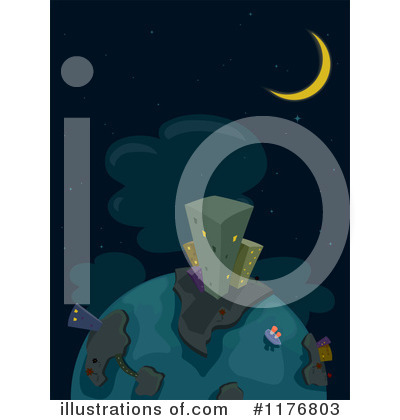 Royalty-Free (RF) Night Time Clipart Illustration by BNP Design Studio - Stock Sample #1176803
