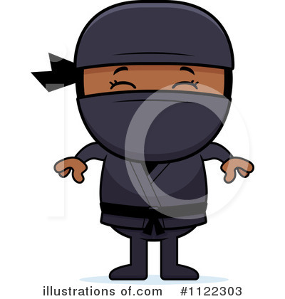 Ninja Clipart #1122303 by Cory Thoman