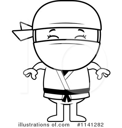 Royalty-Free (RF) Ninja Clipart Illustration by Cory Thoman - Stock Sample #1141282