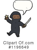 Ninja Clipart #1196649 by lineartestpilot