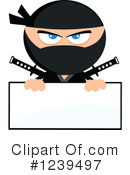 Ninja Clipart #1239497 by Hit Toon