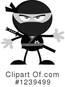 Ninja Clipart #1239499 by Hit Toon
