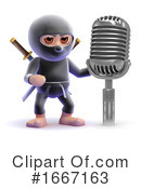Ninja Clipart #1667163 by Steve Young