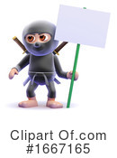 Ninja Clipart #1667165 by Steve Young
