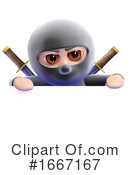 Ninja Clipart #1667167 by Steve Young