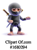Ninja Clipart #1680294 by Steve Young