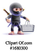 Ninja Clipart #1680300 by Steve Young