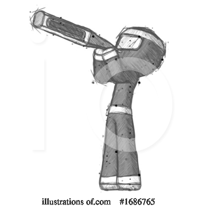 Royalty-Free (RF) Ninja Clipart Illustration by Leo Blanchette - Stock Sample #1686765