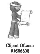 Ninja Clipart #1686808 by Leo Blanchette