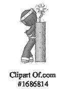 Ninja Clipart #1686814 by Leo Blanchette