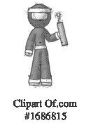 Ninja Clipart #1686815 by Leo Blanchette