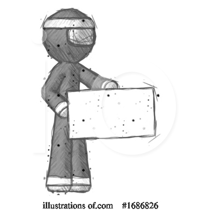 Royalty-Free (RF) Ninja Clipart Illustration by Leo Blanchette - Stock Sample #1686826