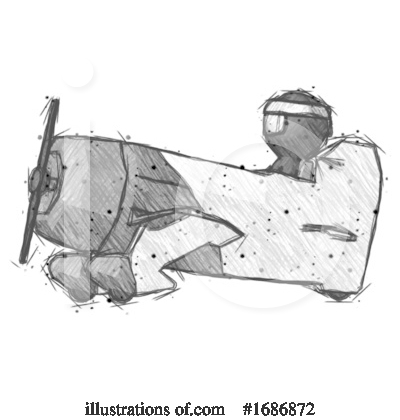 Royalty-Free (RF) Ninja Clipart Illustration by Leo Blanchette - Stock Sample #1686872